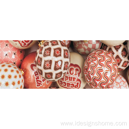 8cm Christmas Balls Unbreakable Plastic Christmas Ball